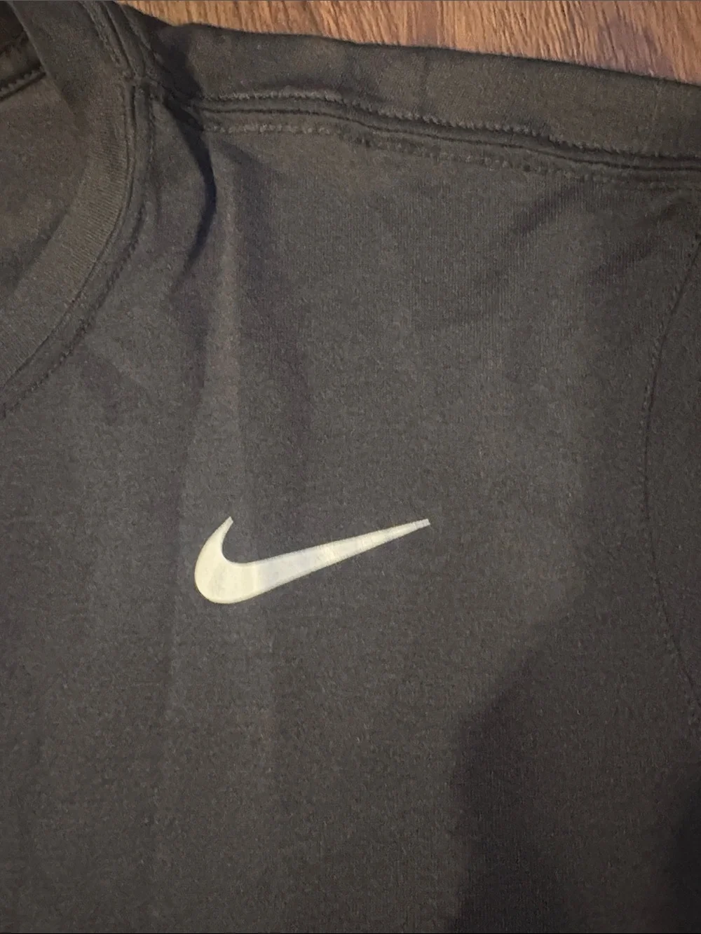 Nike Black Short Sleeve Dri-FIT Crew Tee - Picture 3 of 3